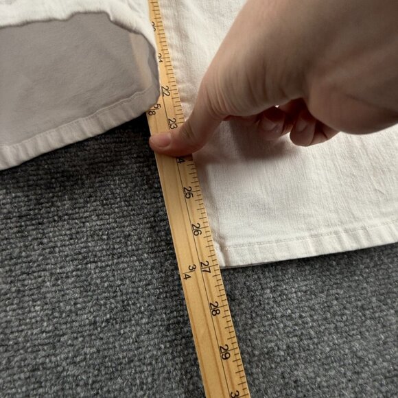 Eileen Fisher Women White Stretch Jeans Size 16W Organic Cotton Spandex Adult - Picture 7 of 16